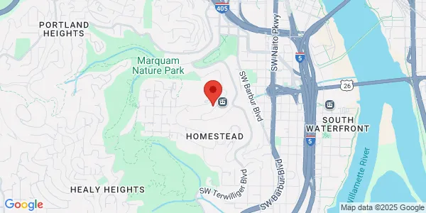 Map of 808 SW Campus Dr Fl 7 Portland, OR 97239
