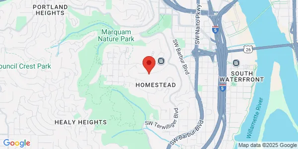 Map of 700 SW Campus Dr Portland, OR 97239