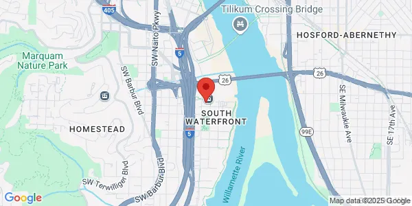 Map of 3303 SW Bond Ave Portland, OR 97239