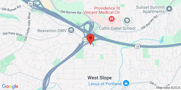 Map of 9775 SW Wilshire St Ste 100 Portland, OR 97225