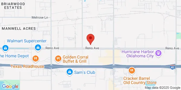Map of 4913 W Reno Ave Oklahoma City, OK 73127