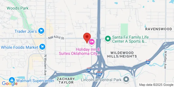 Map of 236 NW 62nd St Oklahoma City, OK 73118