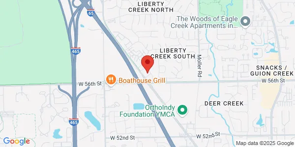 Map of 5645 Lafayette Rd #B Indianapolis, IN 46254