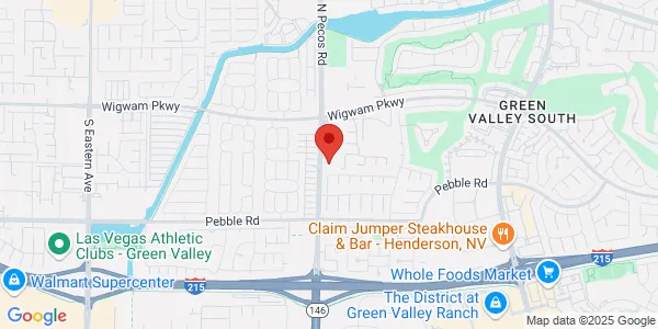 Map of 52 N Pecos Rd Henderson, NV 89074
