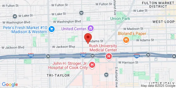 Map of 1900 W Jackson Blvd Chicago, IL 60612