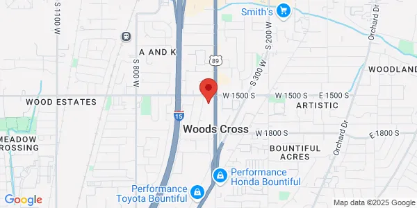 Map of 1568 South 500 W Ste 101 Bountiful, UT 84010