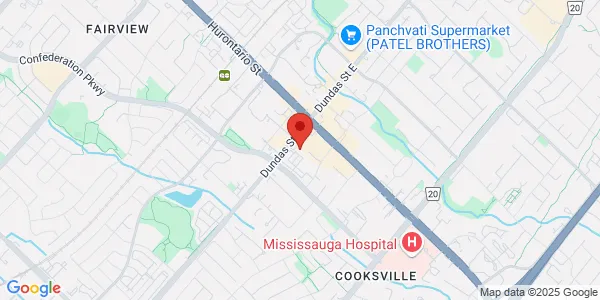 Map of 71 King St W Suite # 102 Mississauga, ON L5B 4A2 Canada