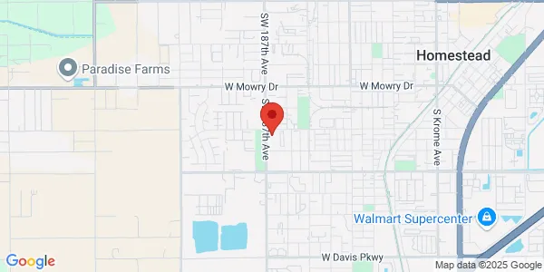 Map of 1350 SW 4th St Homestead, FL 33030