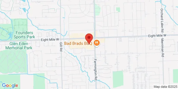 Map of 20343 Farmington Rd Livonia, MI 48152