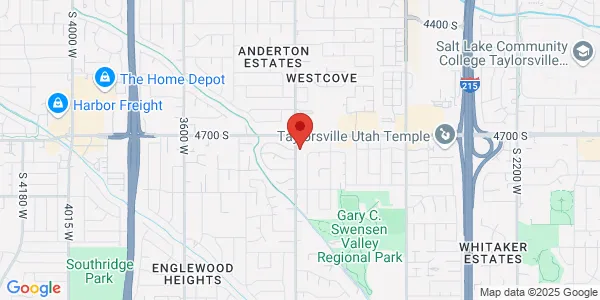 Map of 4745 S 3200 W Taylorsville, UT 84129