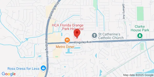 Map of 2001 Kingsley Ave Orange Park, FL 32073