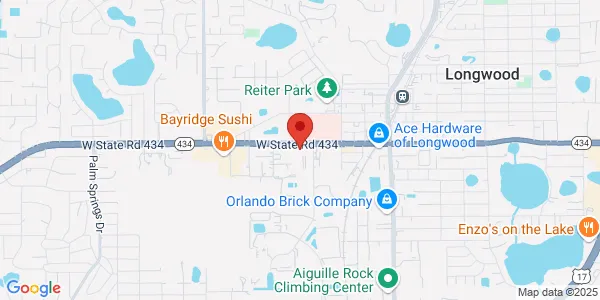 Map of 450 W State Rd 434 Ste 1020 Longwood, FL 32750