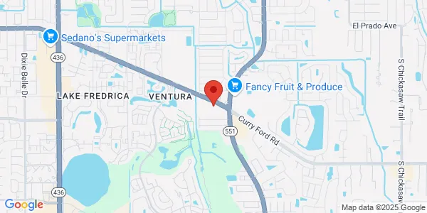Map of 7200 Curry Ford Rd Orlando, FL 32822