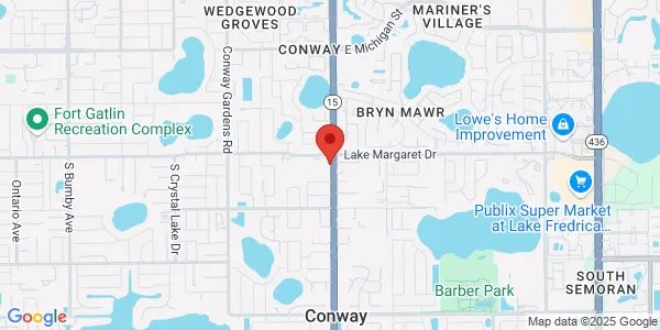 Map of 3162 S Conway Rd Orlando, FL 32812
