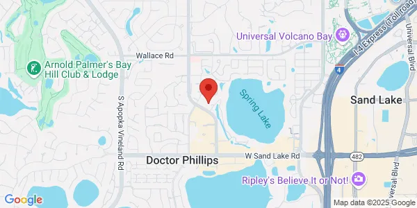 Map of 7243 Della Dr Fl 1 Ste C Orlando, FL 32819
