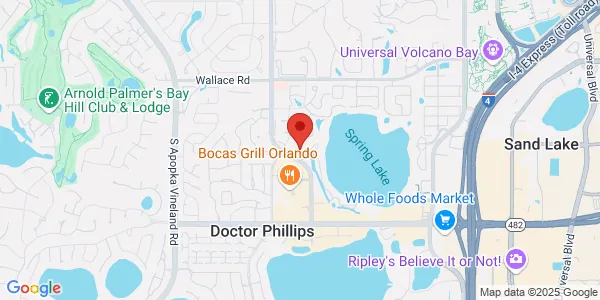 Map of 7243 Della Dr Orlando, FL 32819