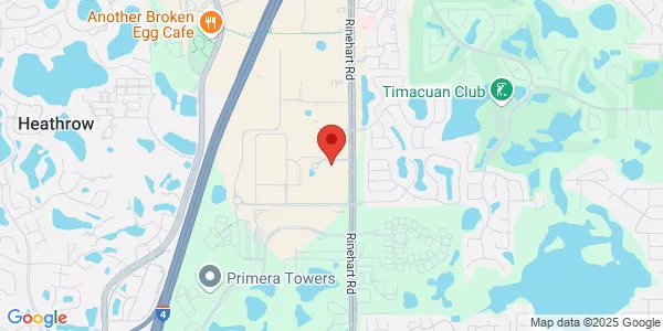 Map of 392 Rinehart Rd Lake Mary, FL 32746
