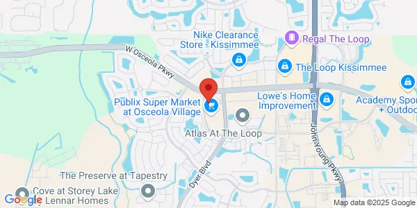 Map of 3078 Dyer Blvd Kissimmee, FL 34741
