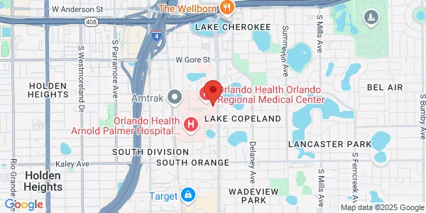 Map of 1400 S Orange Ave Orlando, FL 32806