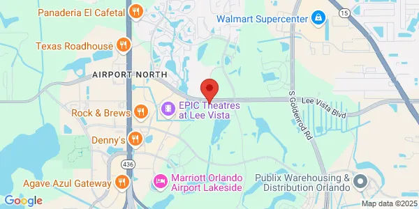 Map of 6200 Lee Vista Blvd Ste 250 Orlando, FL 32822