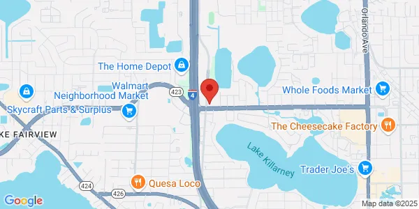 Map of 2699 Lee Rd Ste 100 Orlando, FL 32810