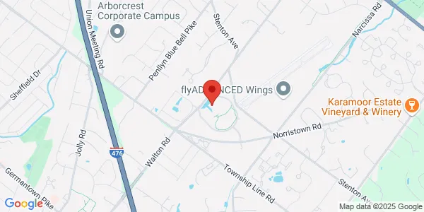 Map of 325 Sentry Pkwy Bldg 5W, Ste 200 Blue Bell, PA 19422