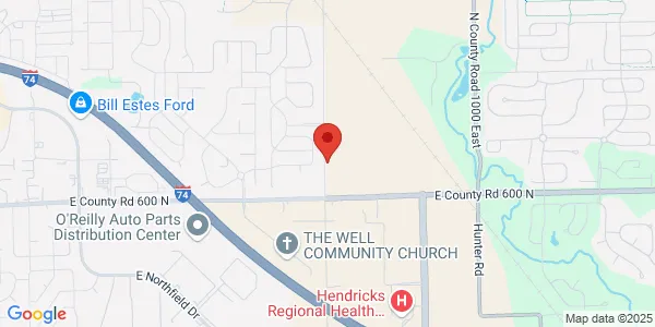Map of 9070 E 56th St Brownsburg, IN 46112