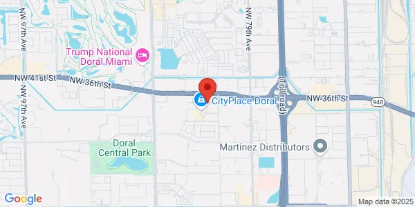 Map of 3650 NW 82nd Ave Ste 201 Doral, FL 33166