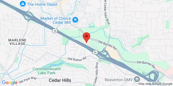 Map of 11782 SW Barnes Rd Ste 300 Portland, OR 97225