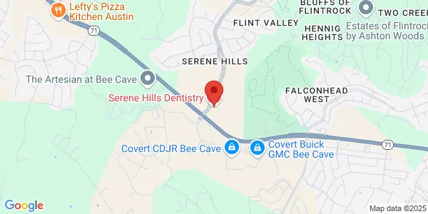 Map of 5329 Serene Hills Dr Ste 202 Austin, TX 78738