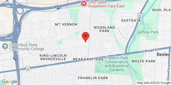 Map of 181 Taylor Ave Columbus, OH 43203