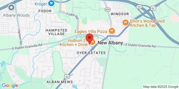 Map of 240A Market St New Albany, OH 43054
