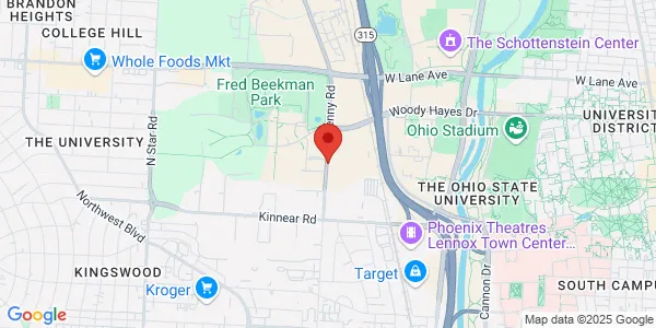 Map of 2050 Kenny Rd Columbus, OH 43221