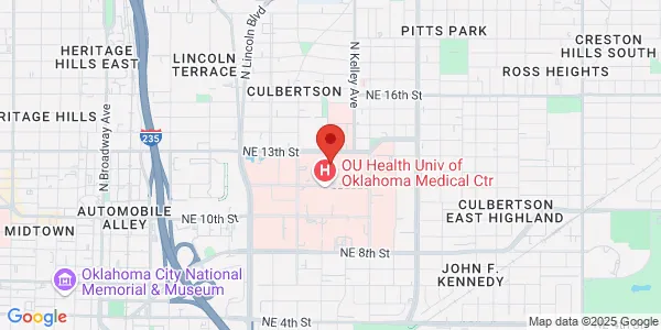 Map of 1200 Everett Dr Oklahoma City, OK 73104