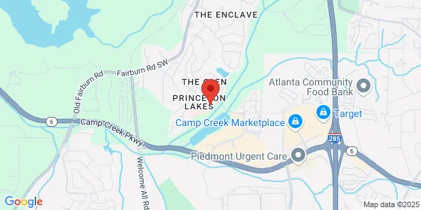 Map of 3890 Redwine Rd SW Ste 104 Atlanta, GA 30331