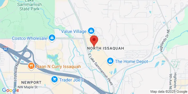 Map of 5708 E Lake Sammamish Pkwy SE Issaquah, WA 98029