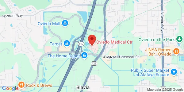 Map of 8300 Red Bug Lake Rd Oviedo, FL 32765