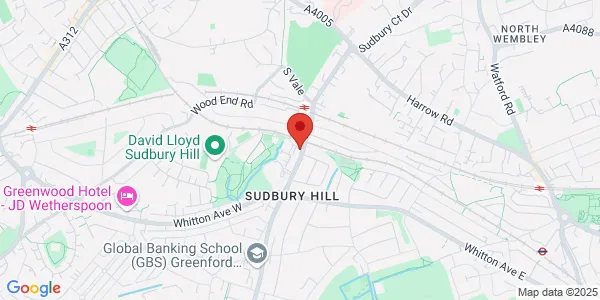 Map of 1283 Greenford Road Greenford UB6 0HY United Kingdom
