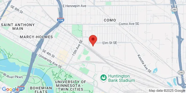 Map of 1700 Elm St SE Minneapolis, MN 55414