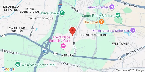 Map of 6701 Conference Dr Raleigh, NC 27607