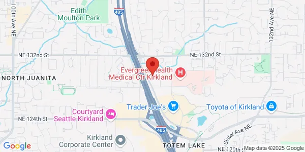 Map of 12910 Totem Lake Blvd NE Ste 101 Kirkland, WA 98034
