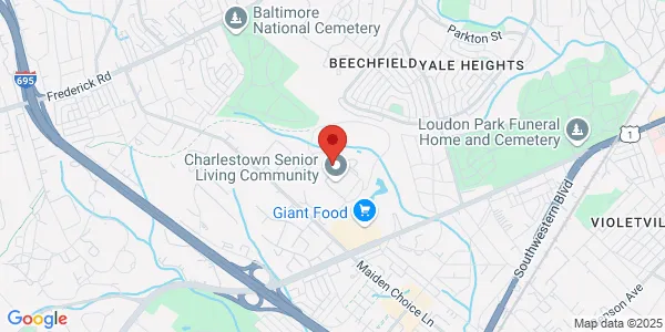Map of 713 Maiden Choice Ln Catonsville, MD 21228