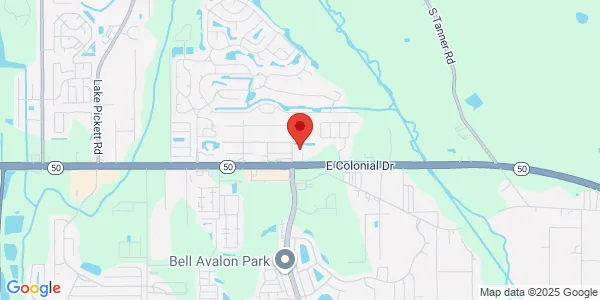 Map of 14807 E Colonial Dr Unit  112 Orlando, FL 32826