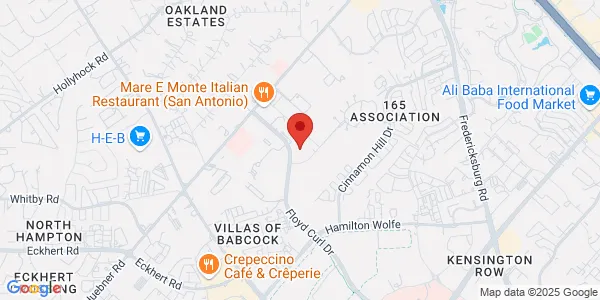 Map of 8902 Floyd Curl Dr San Antonio, TX 78240