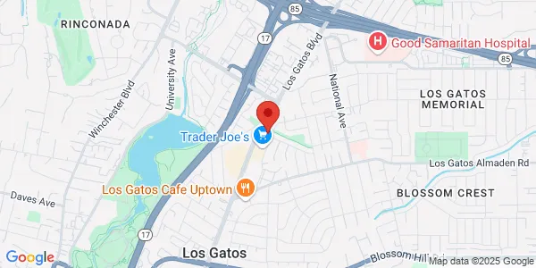 Map of 15400 Los Gatos Blvd Fl 1 Los Gatos, CA 95032
