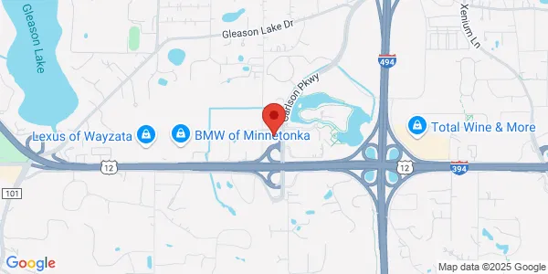 Map of 15111 Twelve Oaks Center Dr Ste 2 Minnetonka, MN 55305