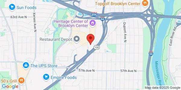 Map of 6000 Earle Brown Dr Minneapolis, MN 55430
