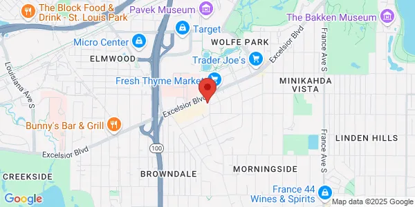 Map of 4951 Excelsior Blvd Saint Louis Park, MN 55416