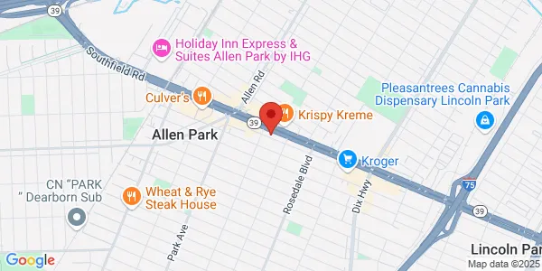 Map of 15101 Southfield Rd Allen Park, MI 48101