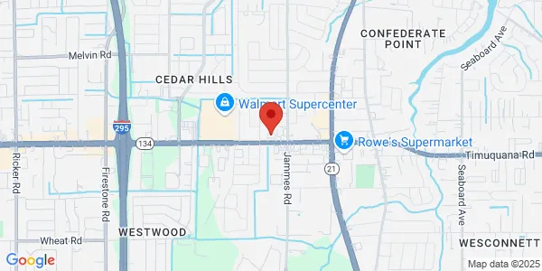 Map of 6477 103rd St Jacksonville, FL 32210